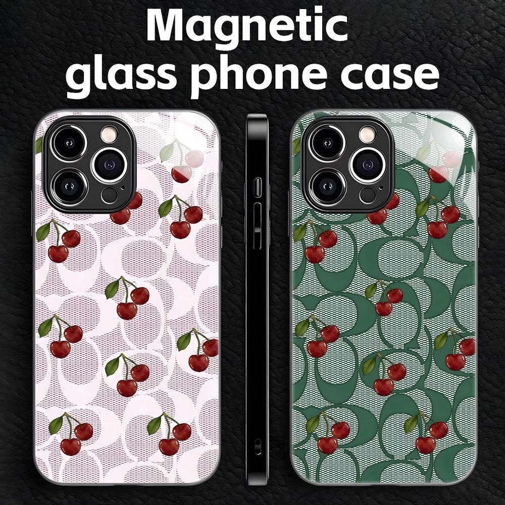 Phone Cases For Iphone 16 - เคสโทรศัพท์ลายเชอร์รีสุดหรู สำหรับ iPhone 18 17 16