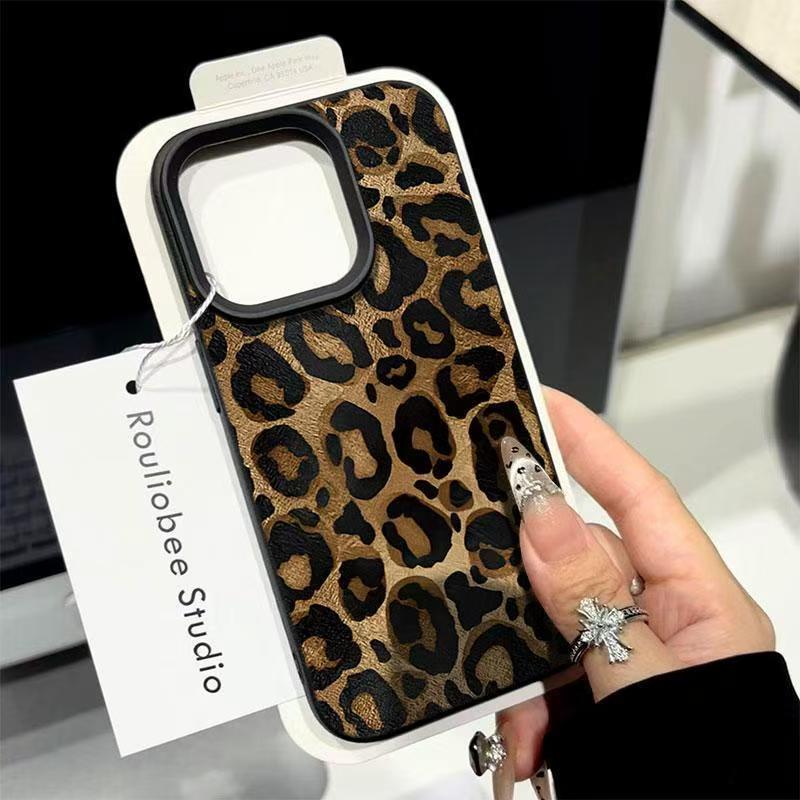 Phone Cases Xiaomi 15 - สําหรับXiaomi 14T Pro 5GกรณีINSสีน้ําตาลเสือดาวพิมพ์กันกระแทกCandyซิลิโคนโทรศัพท์สําหรับXiaomi 15 14