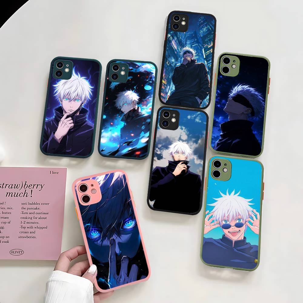 Phone Cases Jujutsu Kaisen - เคสโทรศัพท์ลาย Jujutsu Kaisen Gojo Satoru รุ่นใหม่