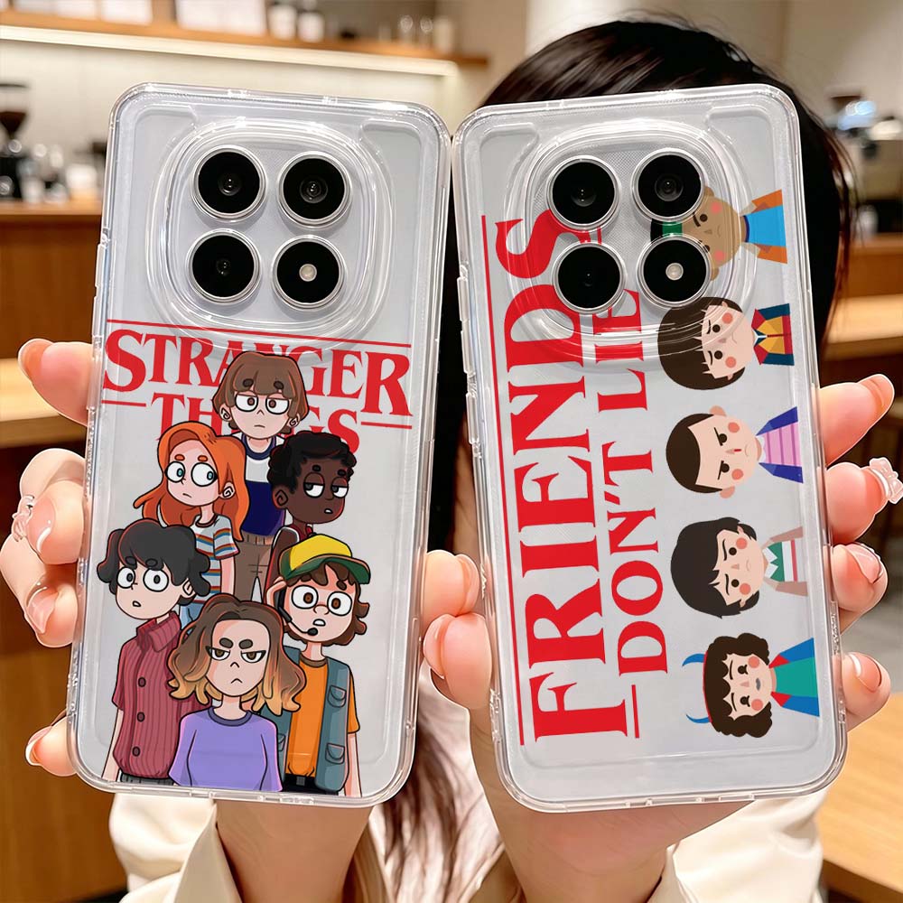 Phone Cases Xiaomi 15 - เคสโทรศัพท์ใสป้องกันลายการ์ตูนภาพยนตร์ Stranger Things สำหรับ Xiaomi Redmi