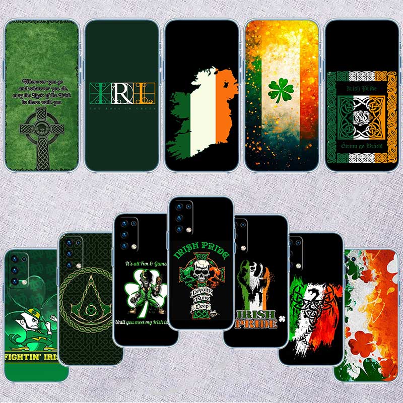 Phone Cases Ireland - HY13 ไอร์แลนด์ธงไอร์แลนด์เคสโทรศัพท์โปร่งใสสำหรับซัมซุงกาแล็กซี่ A04 A04S A14 A23