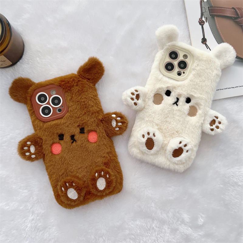เคสโทรศัพท์คู่รักลายหมีการ์ตูน - Phone Cases For Iphone 16 บทวิจารณ์และราคา