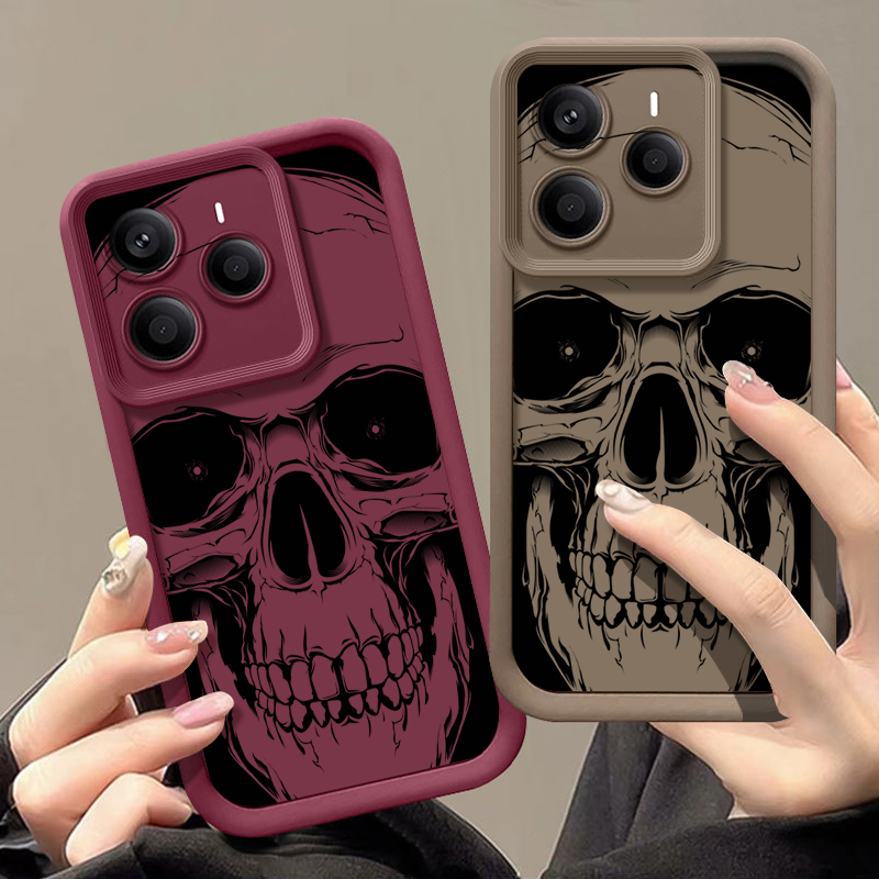 เคสโทรศัพท์ลายหัวกะโหลกสีดำเท่ - Phone Cases Xiaomi 15 บทวิจารณ์และราคา