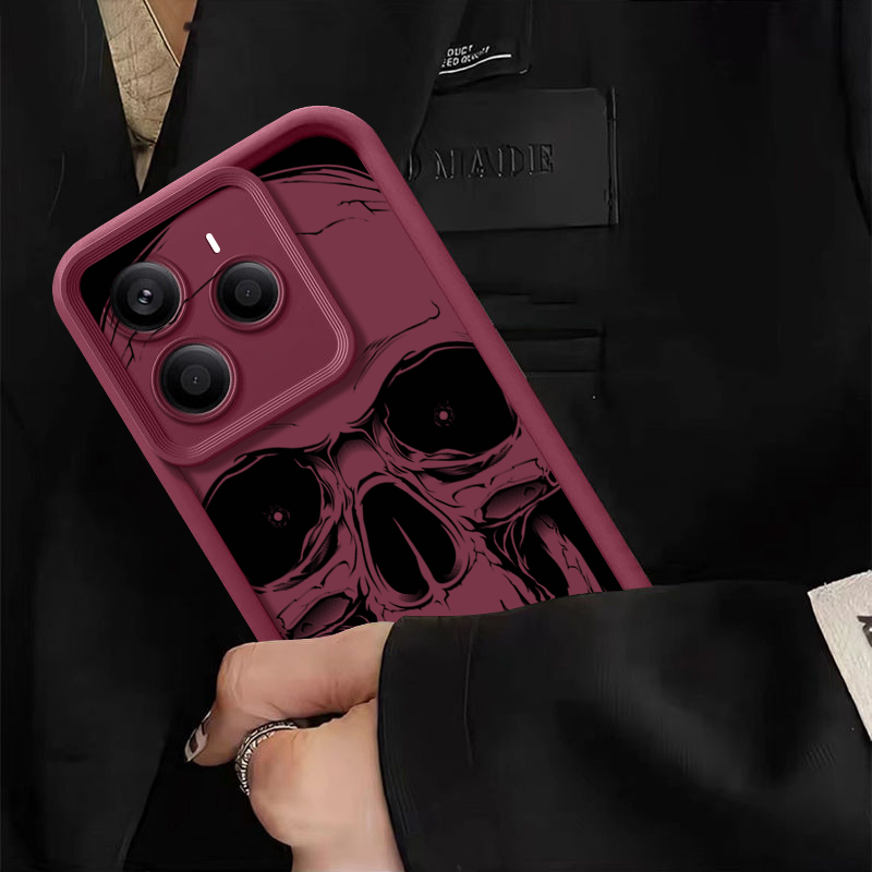 เคสโทรศัพท์ลายหัวกะโหลกสีดำเท่ - Phone Cases Xiaomi 15 บทวิจารณ์และราคา