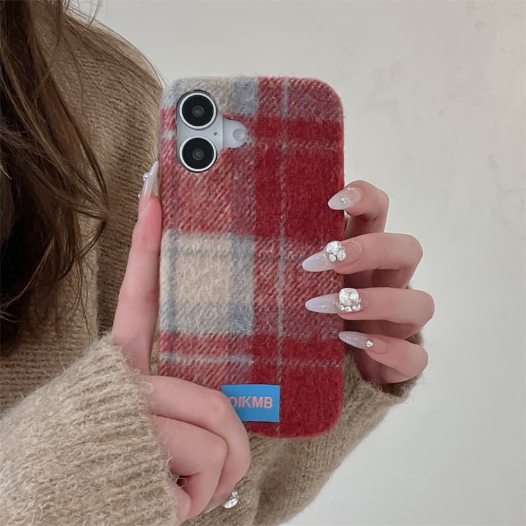 เคสโทรศัพท์ลายตารางสไตล์เรโทร  - Phone Cases For Iphone 16 บทวิจารณ์และราคา