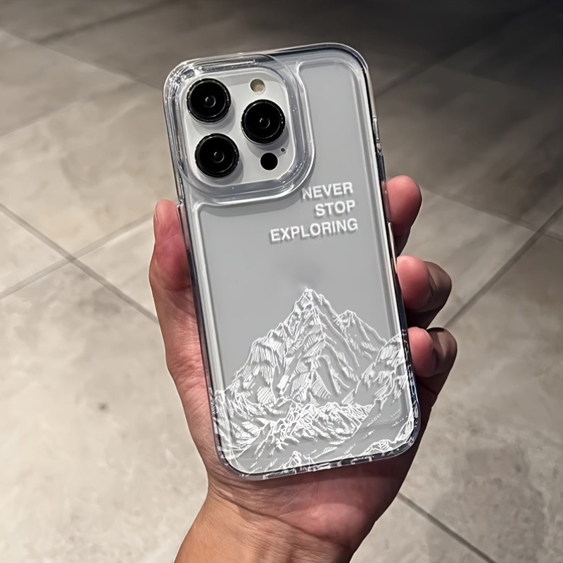เคสโทรศัพท์ลายเส้นภูเขาสำหรับ  - Phone Cases For Iphone 16 บทวิจารณ์และราคา