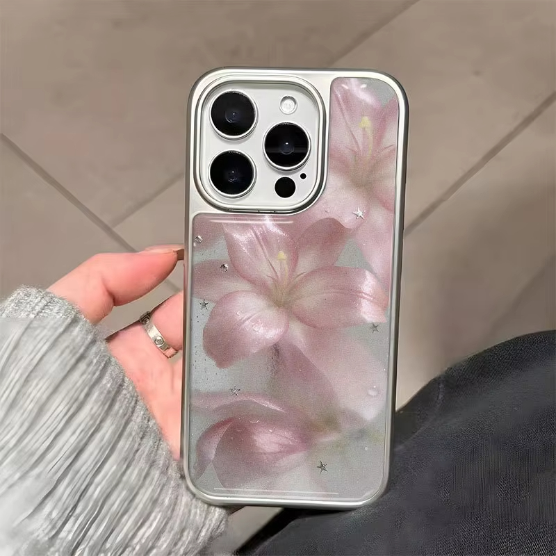 เคสโทรศัพท์ลายดอกลิลลี่สีชมพู  - Phone Cases Iphone 13 บทวิจารณ์และราคา