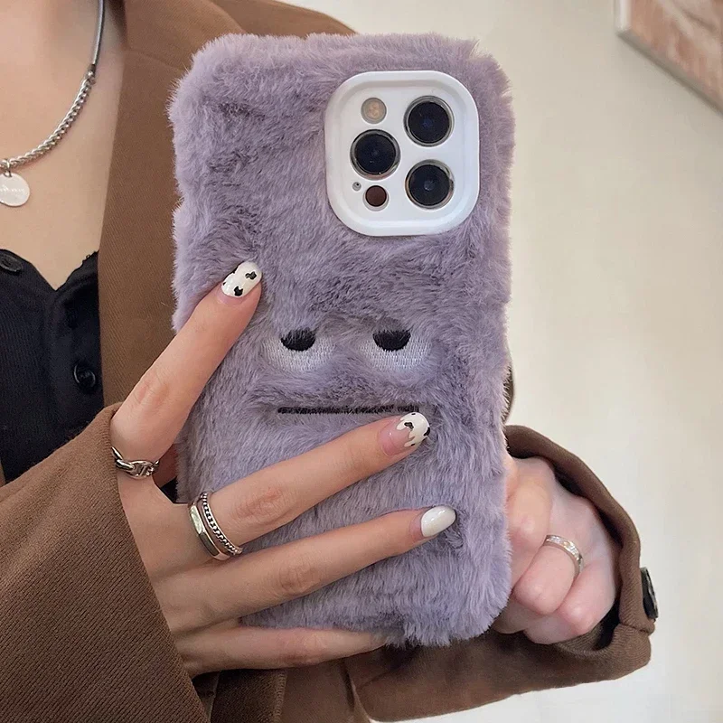 เคสโทรศัพท์ขนนุ่มฟู ลายมอนสเตอ - Phone Cases For Iphone 16 บทวิจารณ์และราคา