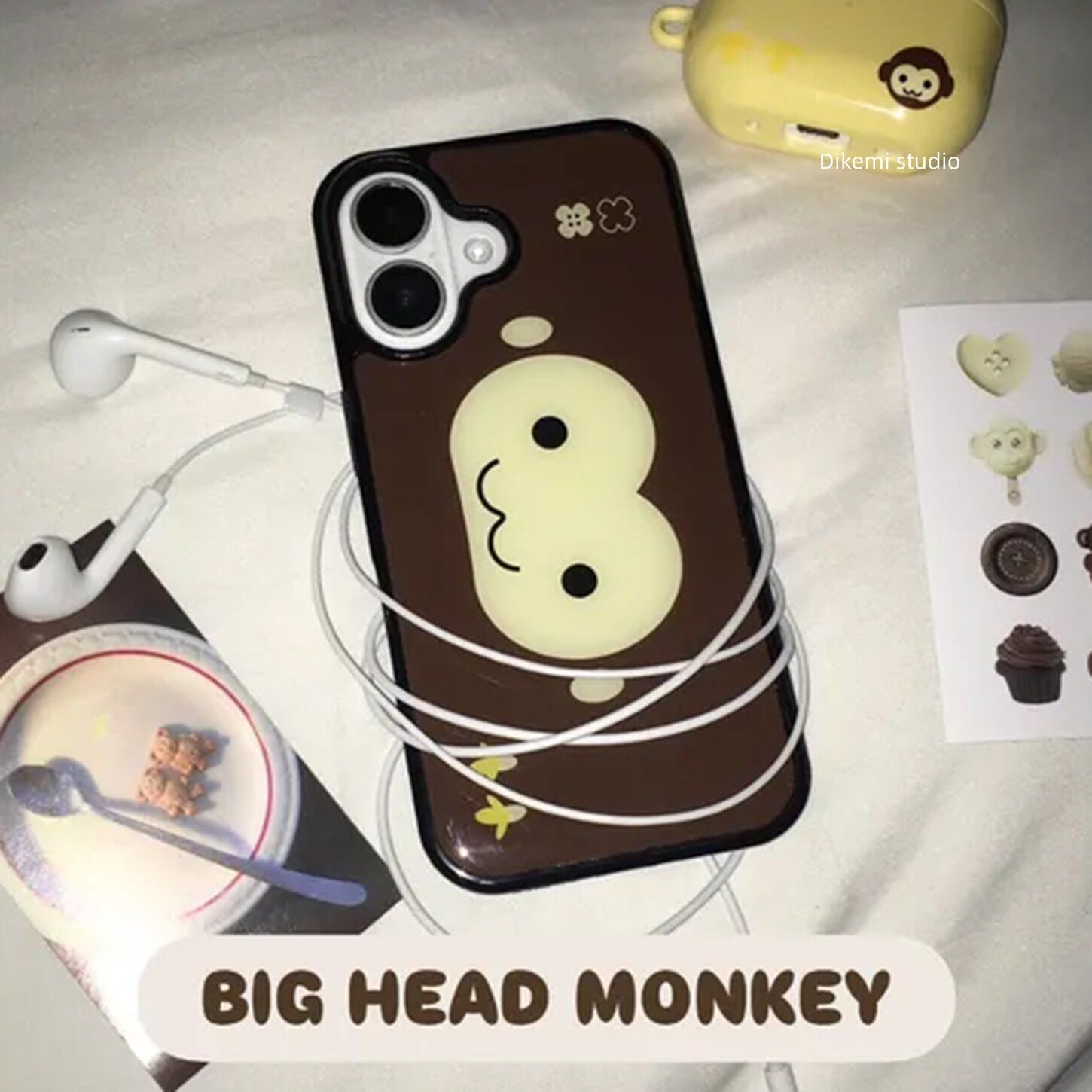 เคสโทรศัพท์ลายลิงหัวโตสีน้ำตาล - Phone Cases Xr Iphone บทวิจารณ์และราคา